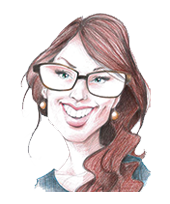 Karikatur von Sabrina Malchar